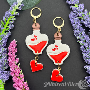 Earrings - Health Potions (gold)