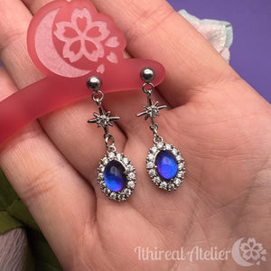 Earrings - Moonward Star