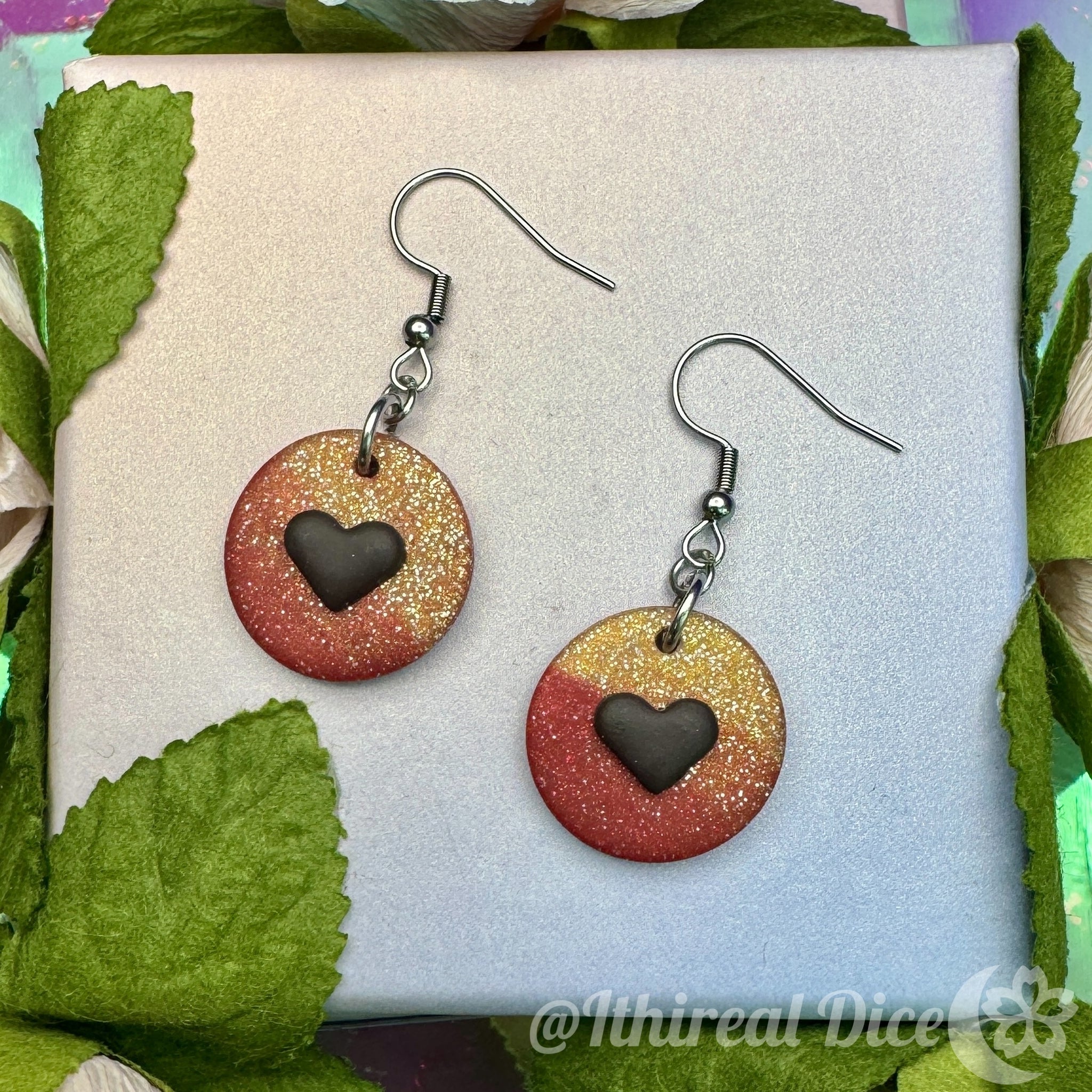 Earrings - Choco Hearts