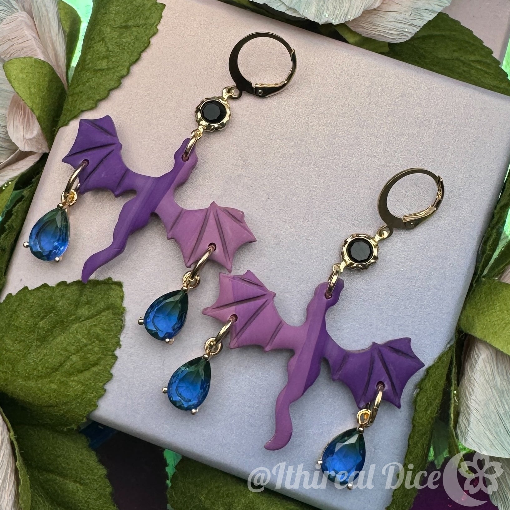 Earrings - Veilguard (purple-pink)