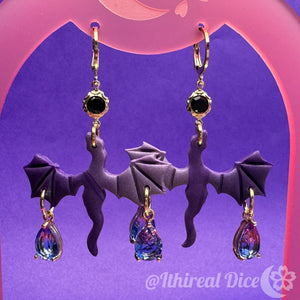 Earrings - Veilguard (purple-pink)