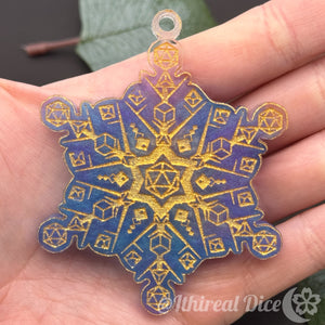 Ornament - D20 Snowflake