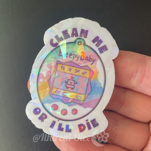 Sticker - Beepy Baby (Clean Me)